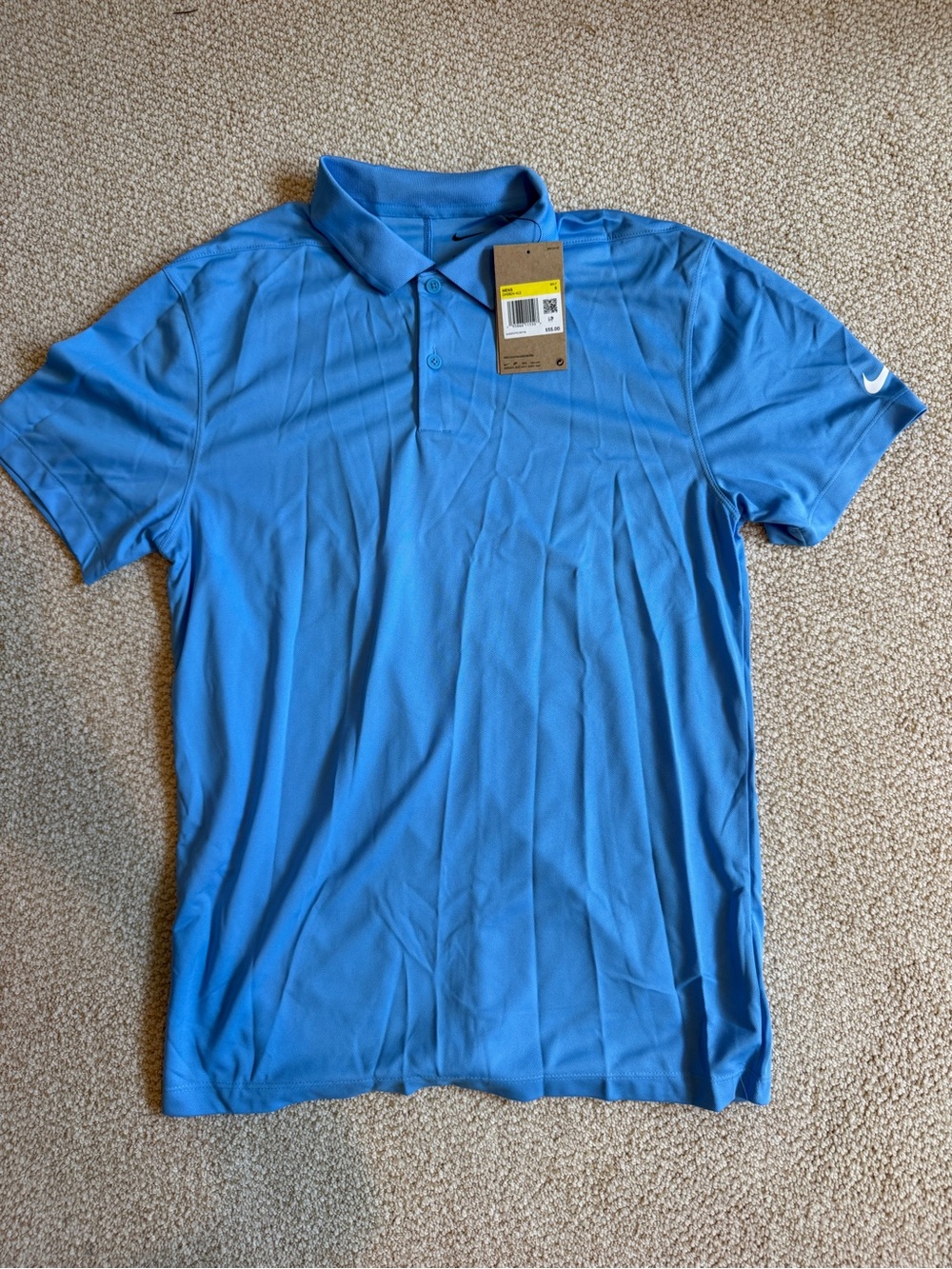 Nike Men's Light Blue Performance Polo